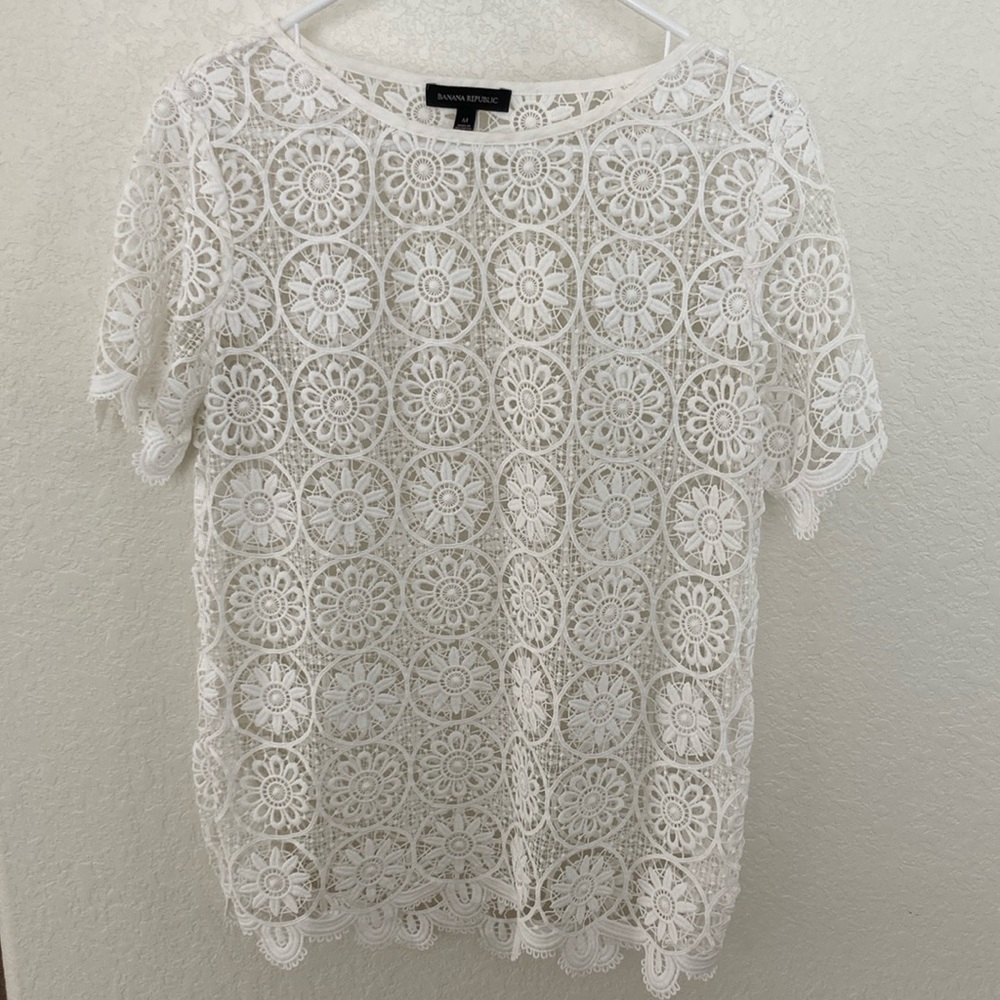 Banana Republic Lace Top